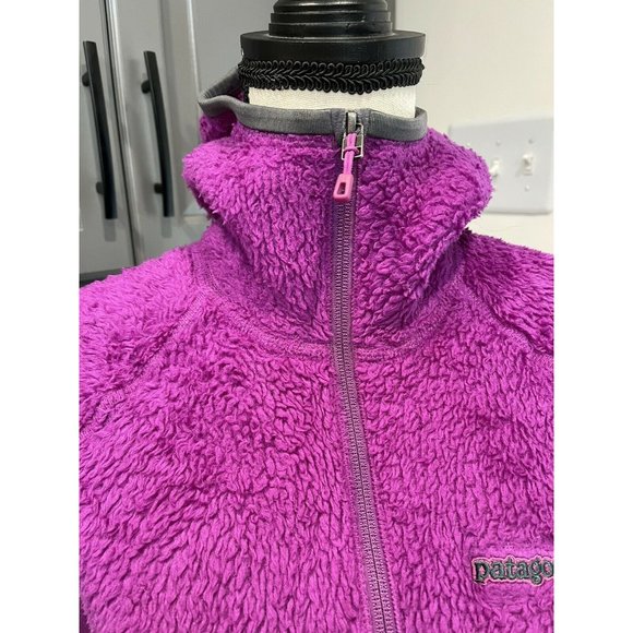 Patagonia Women'S R3 Hi-Loft Hoody Jacket Purple Sz Medium Zip Front - Picture 12 of 12